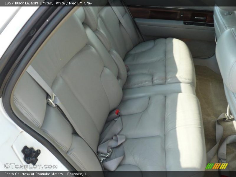 White / Medium Gray 1997 Buick LeSabre Limited