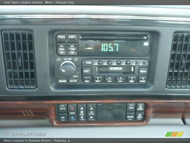 White / Medium Gray 1997 Buick LeSabre Limited