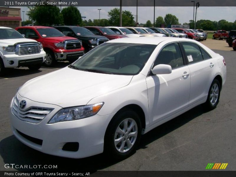 Super White / Ash 2011 Toyota Camry LE