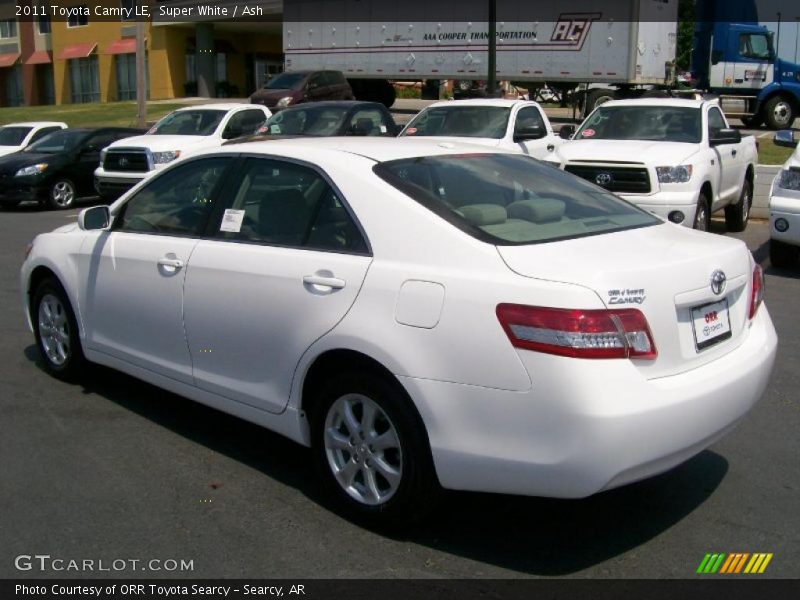 Super White / Ash 2011 Toyota Camry LE