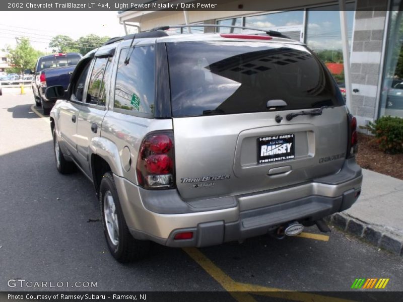 Light Pewter Metallic / Dark Pewter 2002 Chevrolet TrailBlazer LT 4x4