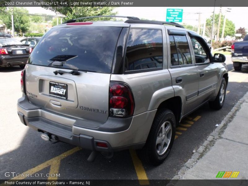 Light Pewter Metallic / Dark Pewter 2002 Chevrolet TrailBlazer LT 4x4