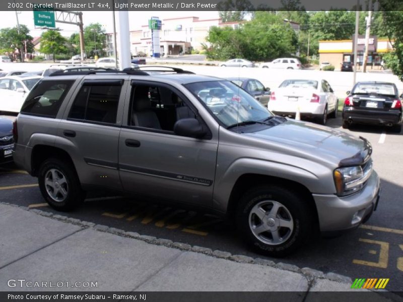 Light Pewter Metallic / Dark Pewter 2002 Chevrolet TrailBlazer LT 4x4