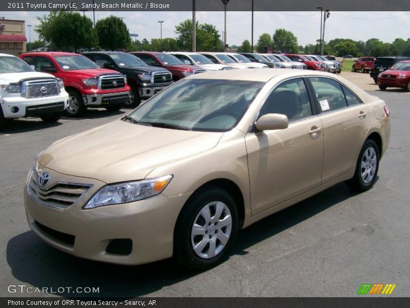 Sandy Beach Metallic / Bisque 2011 Toyota Camry LE