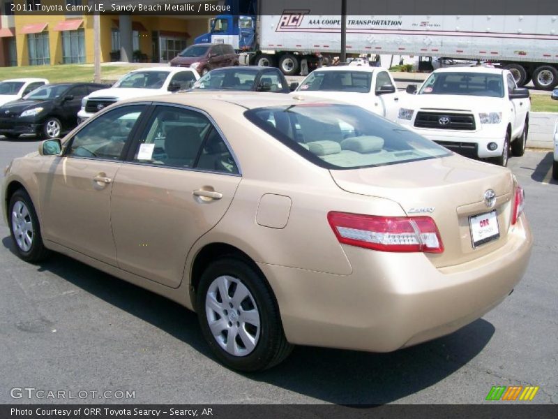 Sandy Beach Metallic / Bisque 2011 Toyota Camry LE