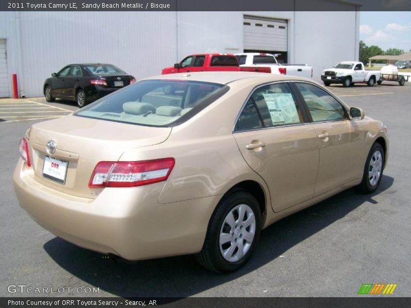 Sandy Beach Metallic / Bisque 2011 Toyota Camry LE