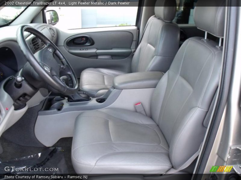 Light Pewter Metallic / Dark Pewter 2002 Chevrolet TrailBlazer LT 4x4