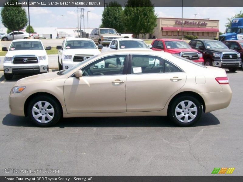 Sandy Beach Metallic / Bisque 2011 Toyota Camry LE