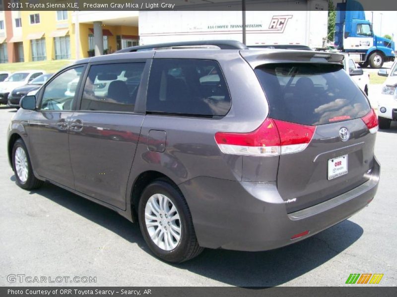 Predawn Gray Mica / Light Gray 2011 Toyota Sienna XLE