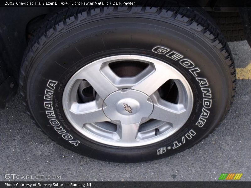 Light Pewter Metallic / Dark Pewter 2002 Chevrolet TrailBlazer LT 4x4