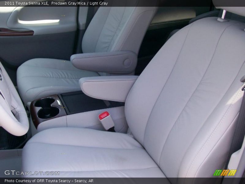 Predawn Gray Mica / Light Gray 2011 Toyota Sienna XLE