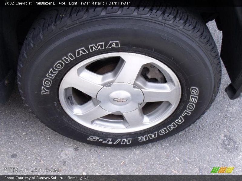 Light Pewter Metallic / Dark Pewter 2002 Chevrolet TrailBlazer LT 4x4