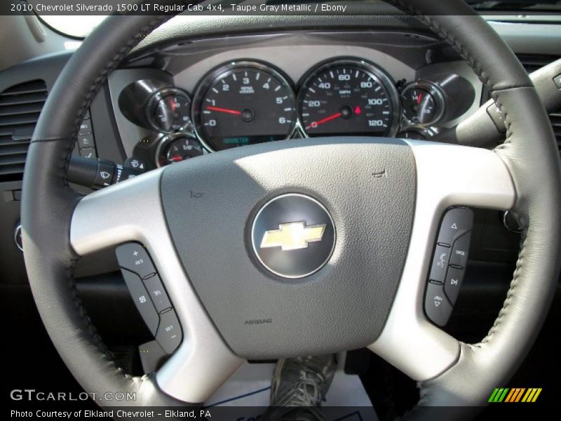 Taupe Gray Metallic / Ebony 2010 Chevrolet Silverado 1500 LT Regular Cab 4x4