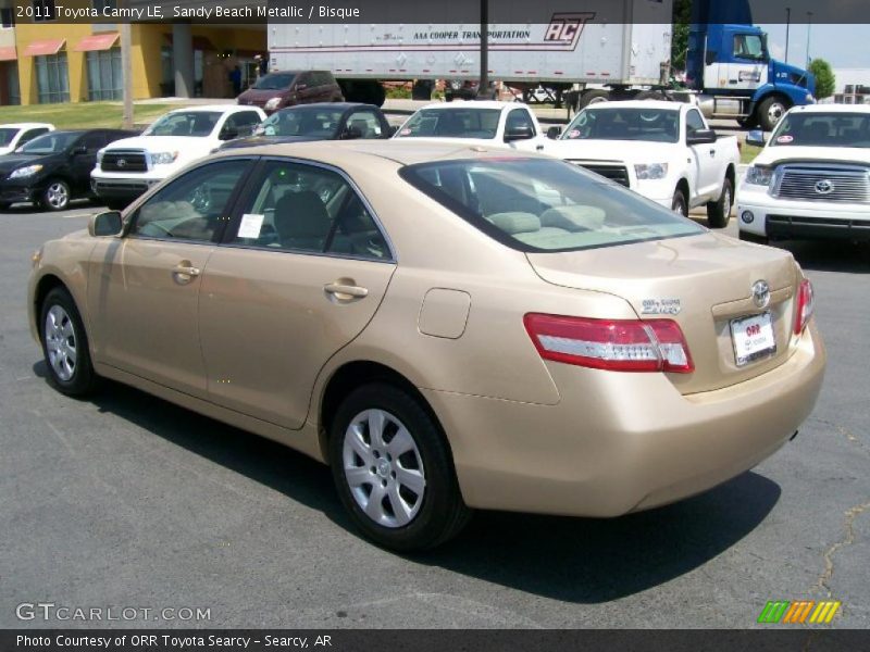 Sandy Beach Metallic / Bisque 2011 Toyota Camry LE