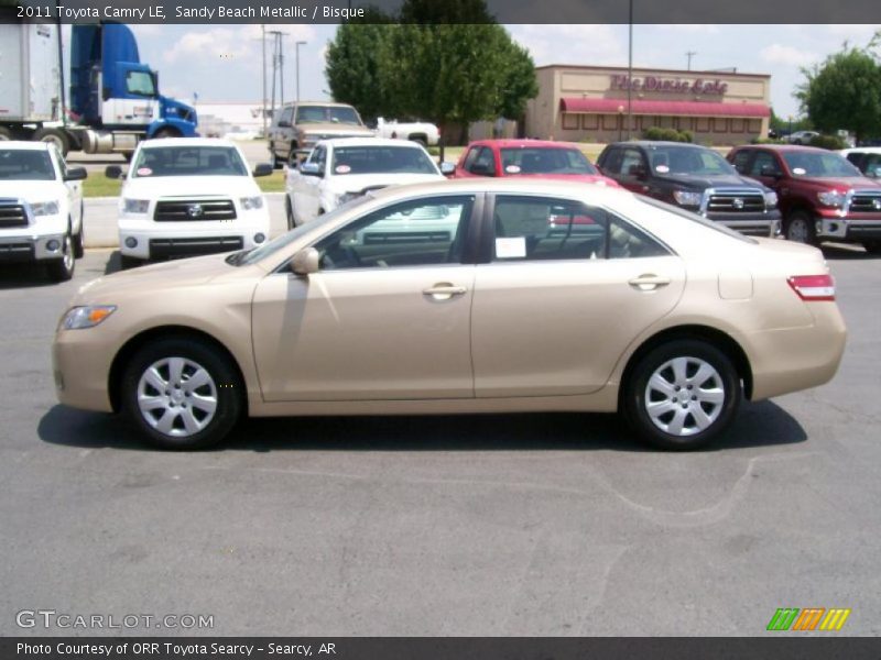Sandy Beach Metallic / Bisque 2011 Toyota Camry LE