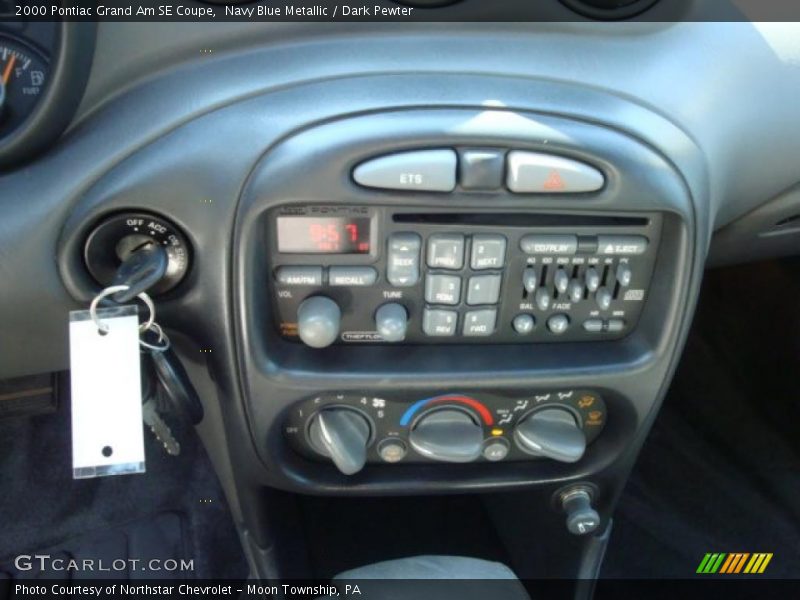 Navy Blue Metallic / Dark Pewter 2000 Pontiac Grand Am SE Coupe