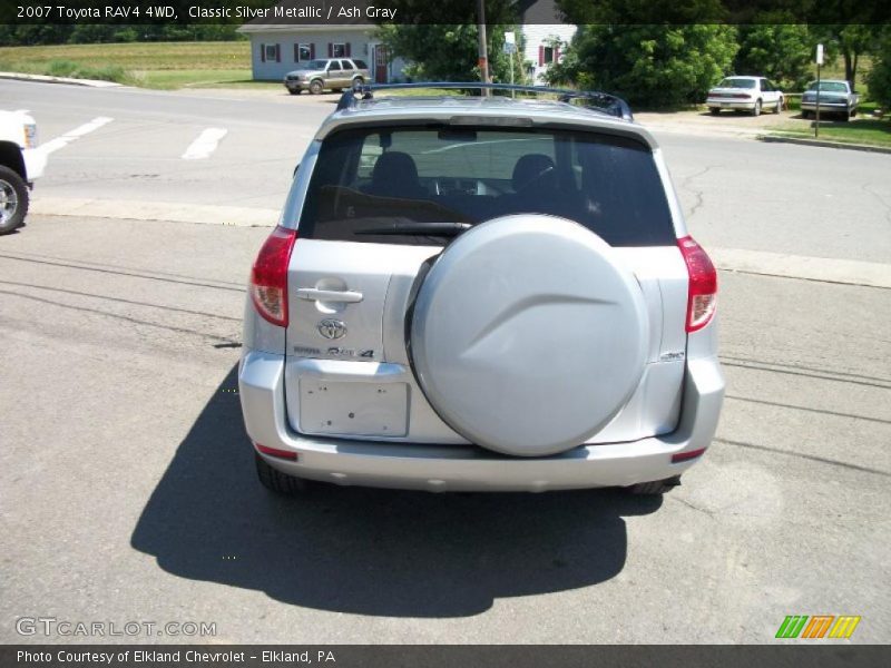 Classic Silver Metallic / Ash Gray 2007 Toyota RAV4 4WD