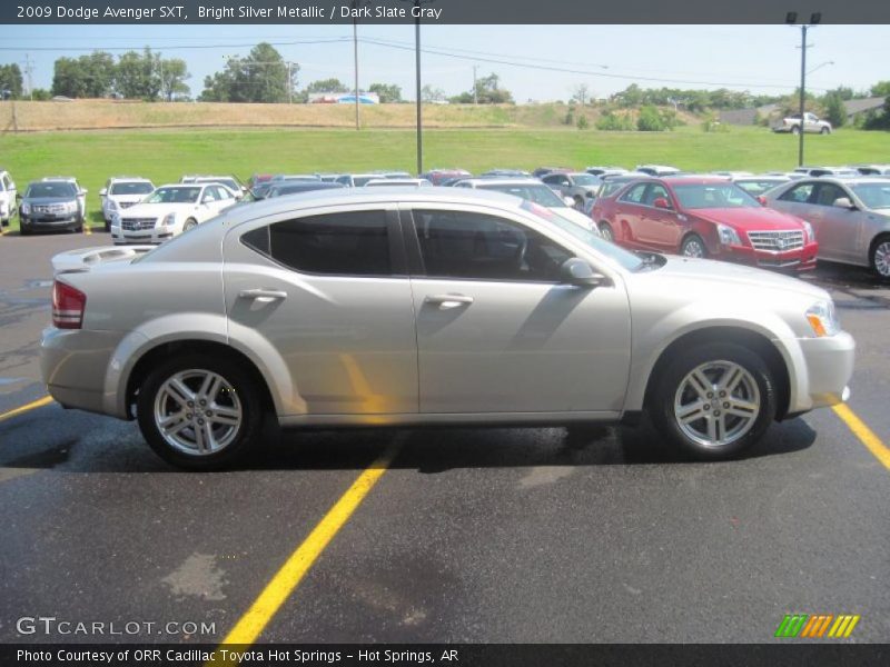 Bright Silver Metallic / Dark Slate Gray 2009 Dodge Avenger SXT