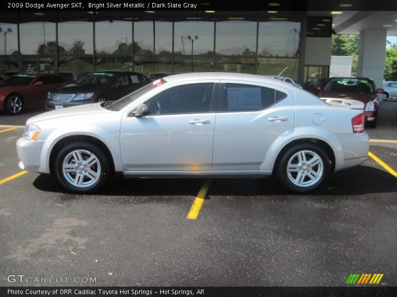 Bright Silver Metallic / Dark Slate Gray 2009 Dodge Avenger SXT
