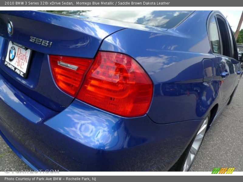 Montego Blue Metallic / Saddle Brown Dakota Leather 2010 BMW 3 Series 328i xDrive Sedan
