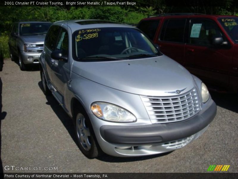 Bright Silver Metallic / Taupe/Pearl Beige 2001 Chrysler PT Cruiser Touring