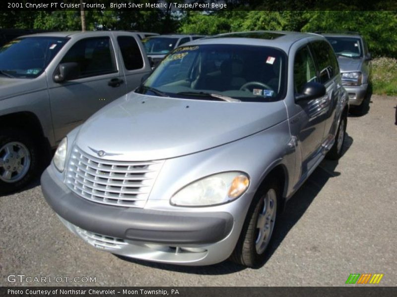 Bright Silver Metallic / Taupe/Pearl Beige 2001 Chrysler PT Cruiser Touring
