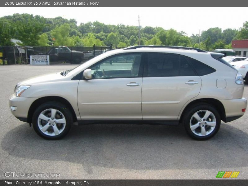 Savannah Metallic / Ivory 2008 Lexus RX 350 AWD