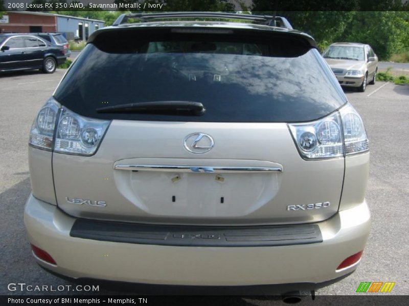 Savannah Metallic / Ivory 2008 Lexus RX 350 AWD