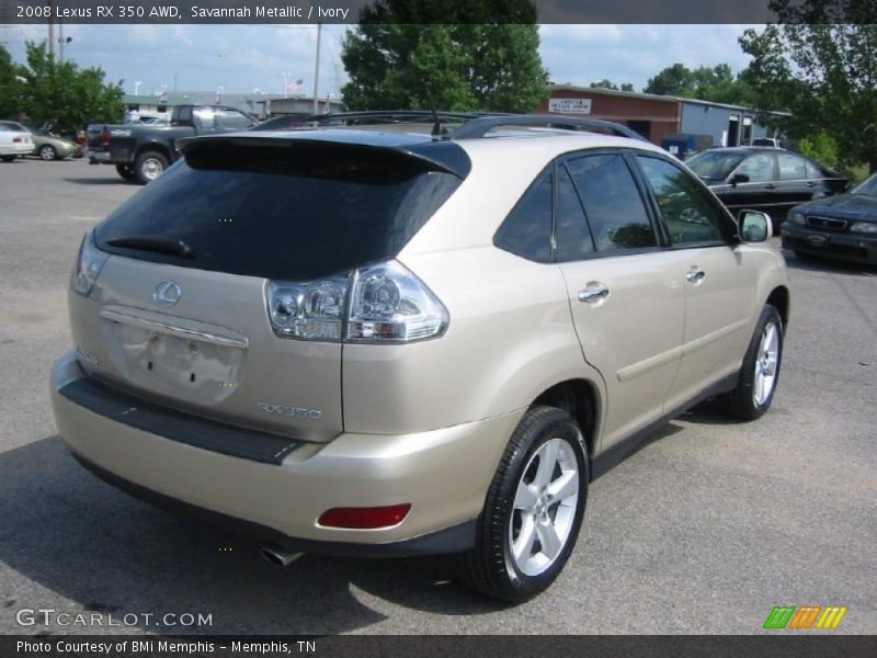 Savannah Metallic / Ivory 2008 Lexus RX 350 AWD