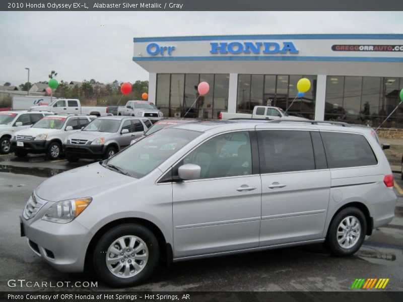 Alabaster Silver Metallic / Gray 2010 Honda Odyssey EX-L
