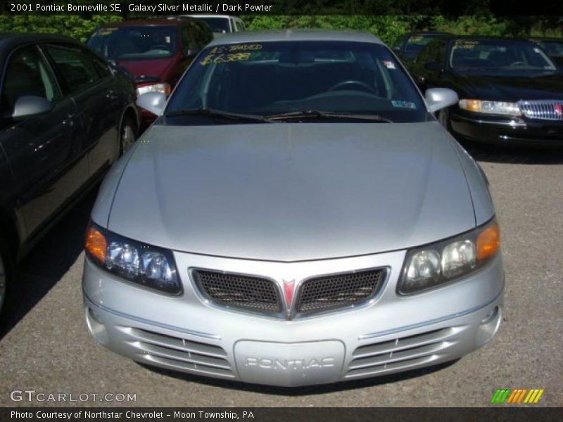Galaxy Silver Metallic / Dark Pewter 2001 Pontiac Bonneville SE