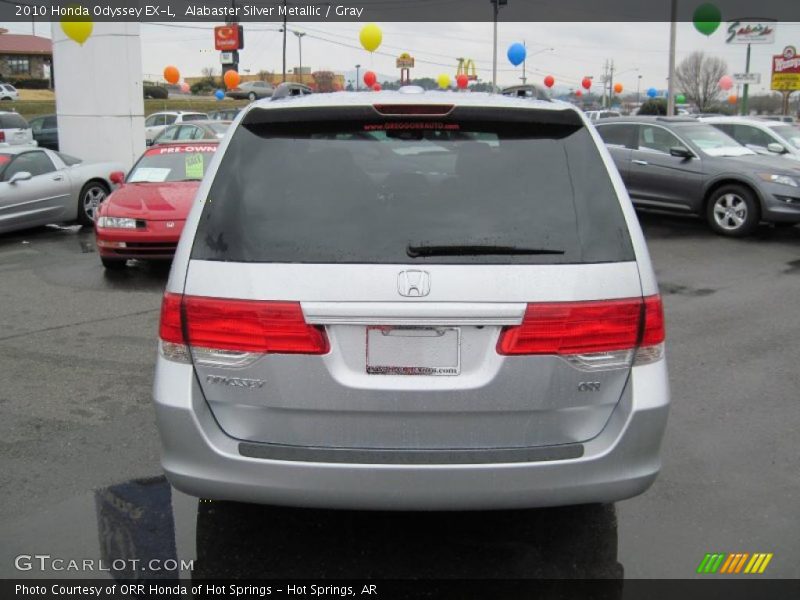 Alabaster Silver Metallic / Gray 2010 Honda Odyssey EX-L