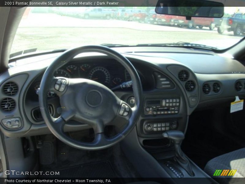 Galaxy Silver Metallic / Dark Pewter 2001 Pontiac Bonneville SE