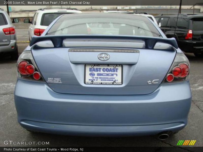 Wave Line Blue Pearl / Dark Charcoal Gray 2008 Scion tC