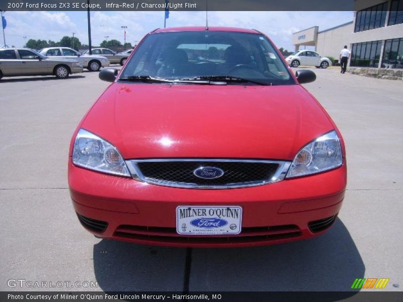 Infra-Red / Charcoal/Light Flint 2007 Ford Focus ZX3 SE Coupe