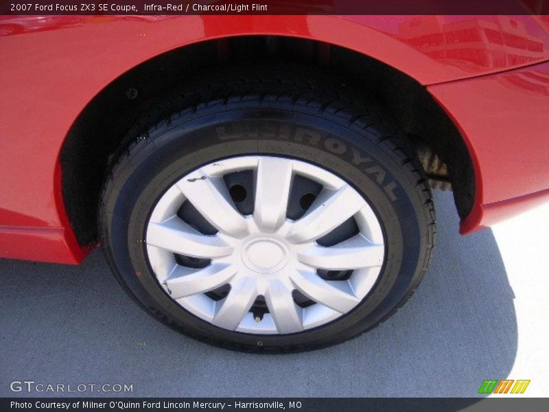 Infra-Red / Charcoal/Light Flint 2007 Ford Focus ZX3 SE Coupe