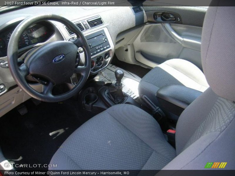 Infra-Red / Charcoal/Light Flint 2007 Ford Focus ZX3 SE Coupe