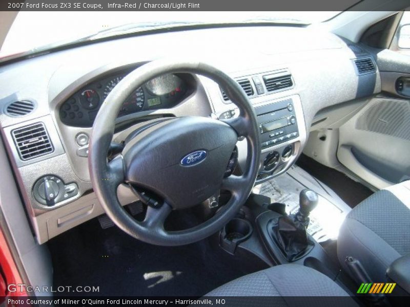 Infra-Red / Charcoal/Light Flint 2007 Ford Focus ZX3 SE Coupe