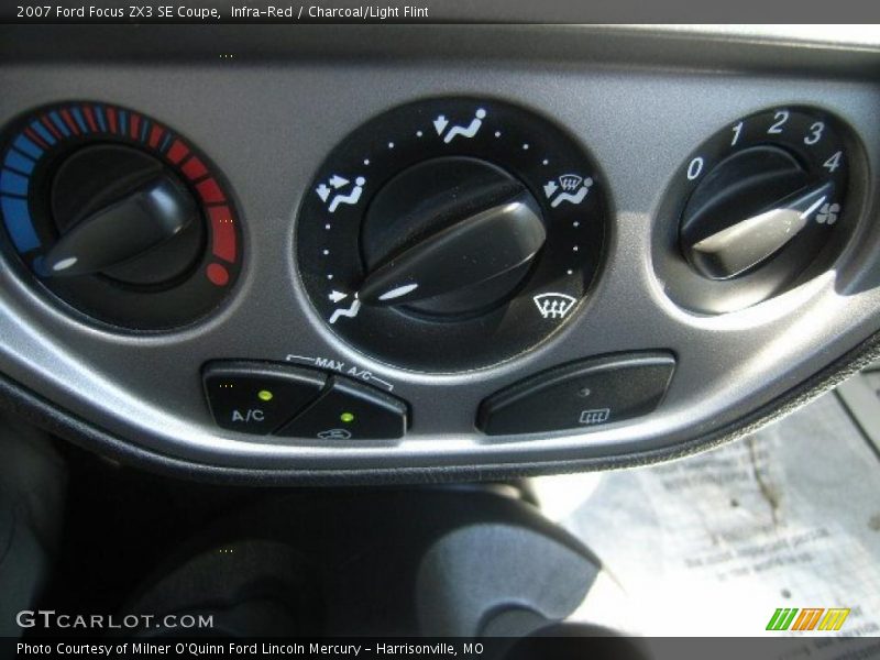 Infra-Red / Charcoal/Light Flint 2007 Ford Focus ZX3 SE Coupe