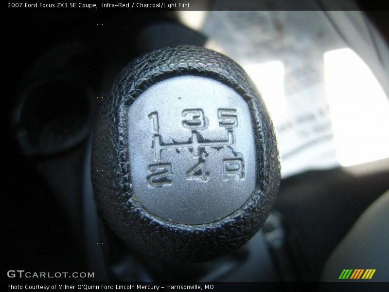 Infra-Red / Charcoal/Light Flint 2007 Ford Focus ZX3 SE Coupe