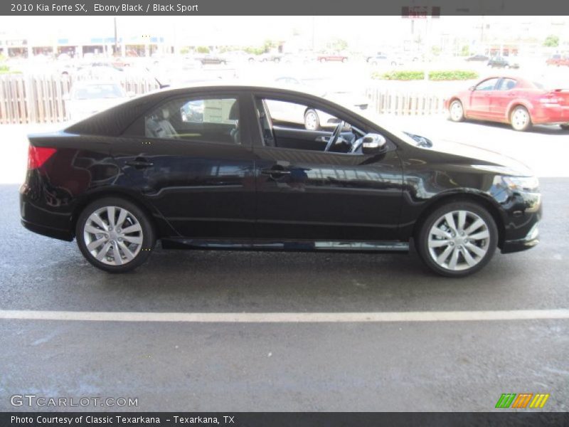 Ebony Black / Black Sport 2010 Kia Forte SX