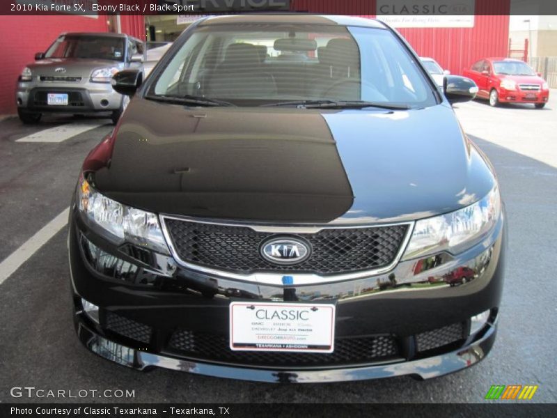 Ebony Black / Black Sport 2010 Kia Forte SX