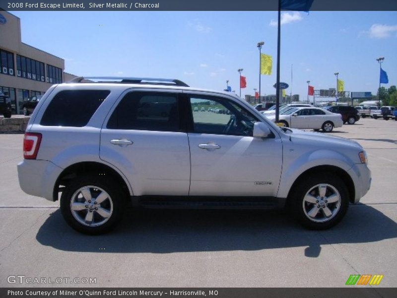Silver Metallic / Charcoal 2008 Ford Escape Limited