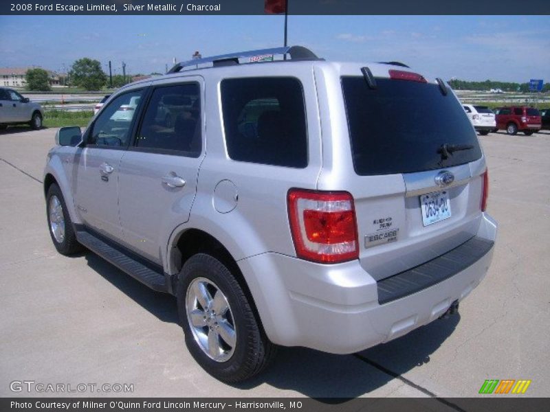 Silver Metallic / Charcoal 2008 Ford Escape Limited
