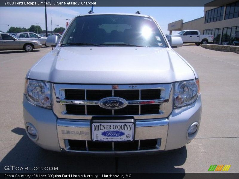 Silver Metallic / Charcoal 2008 Ford Escape Limited