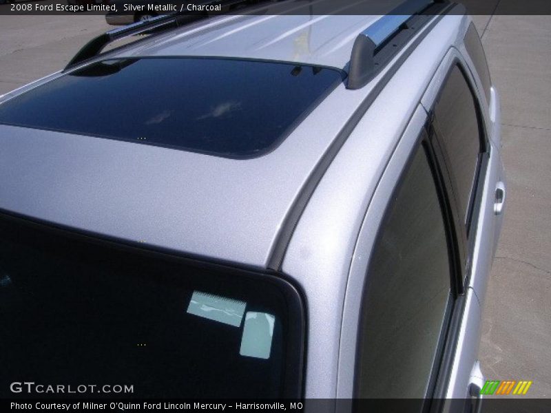 Silver Metallic / Charcoal 2008 Ford Escape Limited