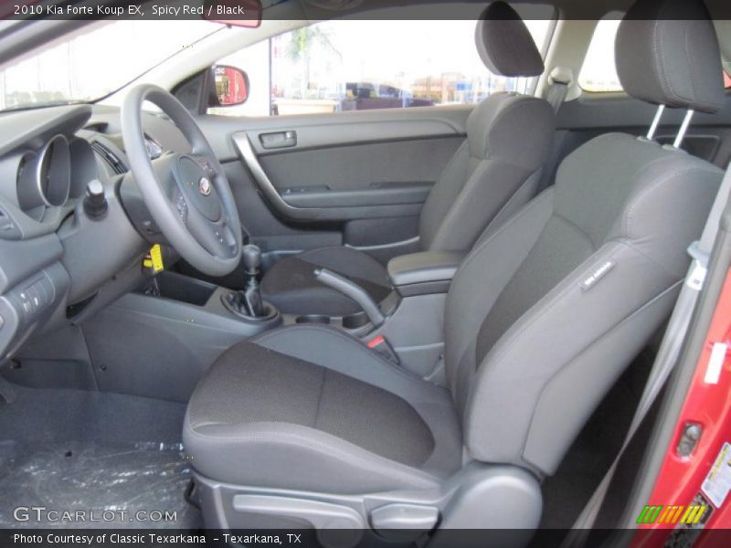 Spicy Red / Black 2010 Kia Forte Koup EX