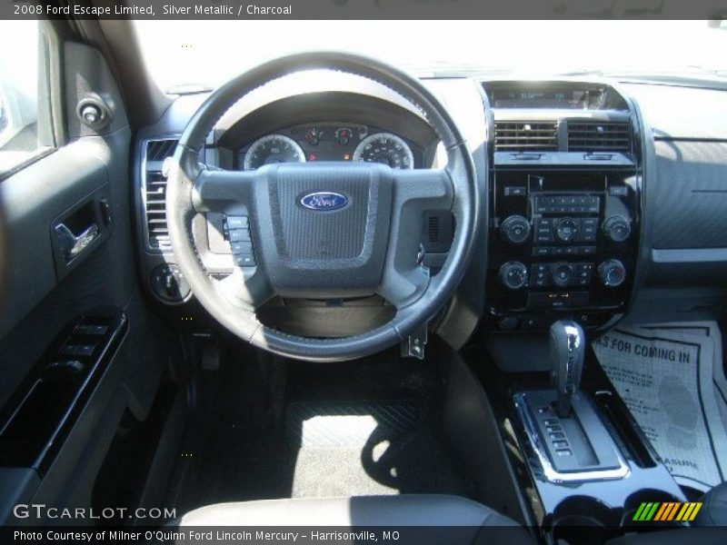 Silver Metallic / Charcoal 2008 Ford Escape Limited