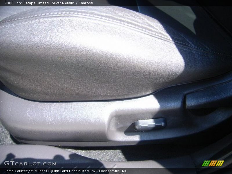 Silver Metallic / Charcoal 2008 Ford Escape Limited