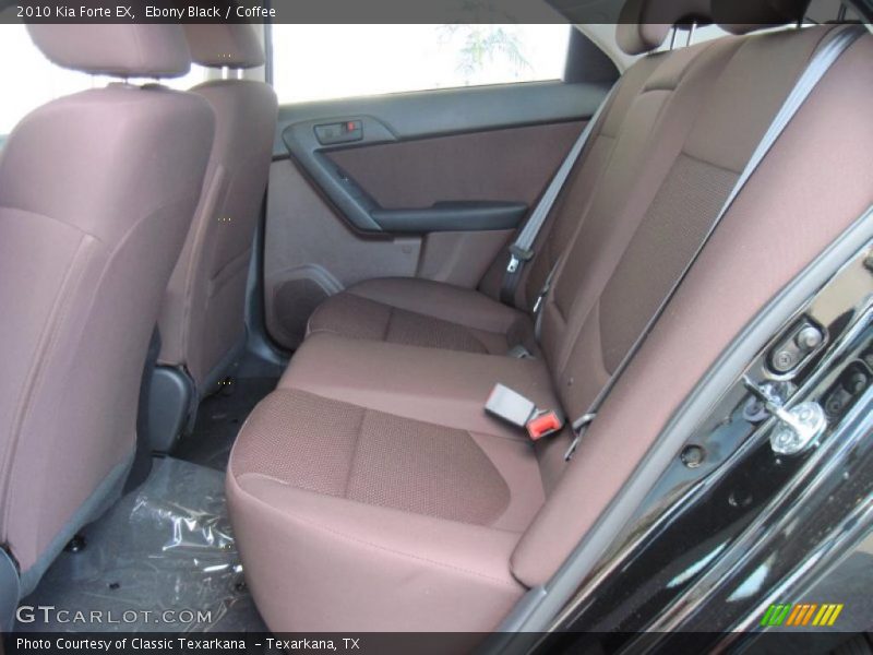 Ebony Black / Coffee 2010 Kia Forte EX